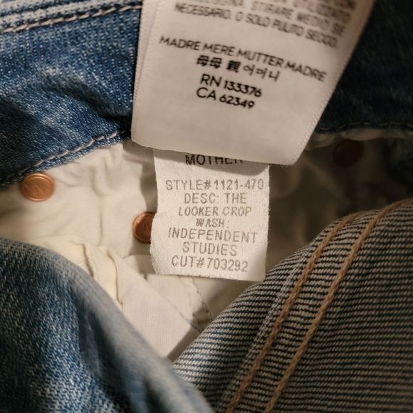 Mother The Looker Crop Jeans - Picture 6 of 12